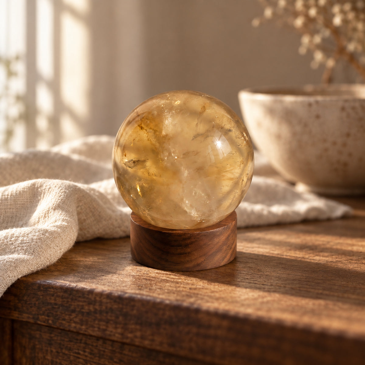 Citrine Crystal Ball, main view