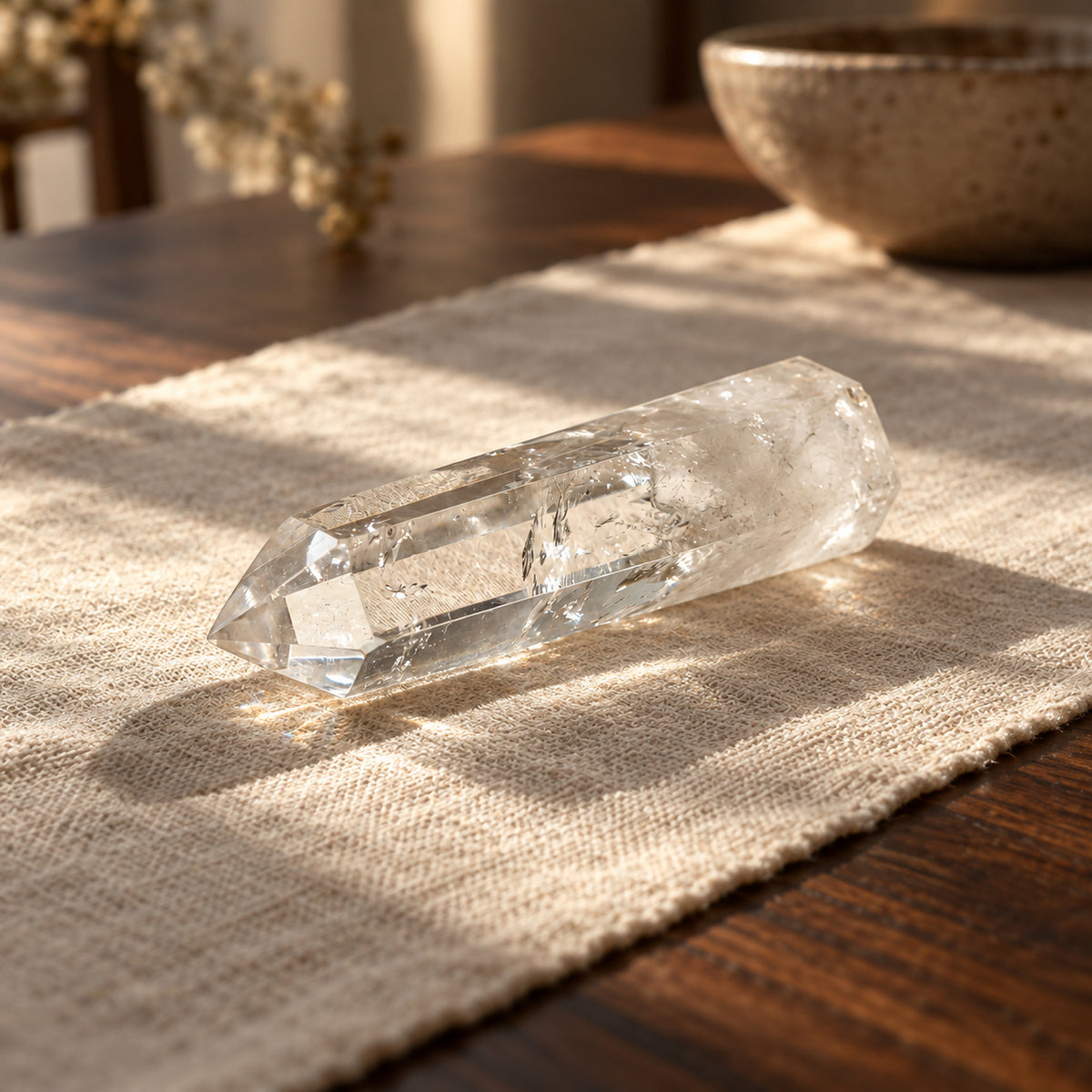 Clear Quartz Laser Wand, main view