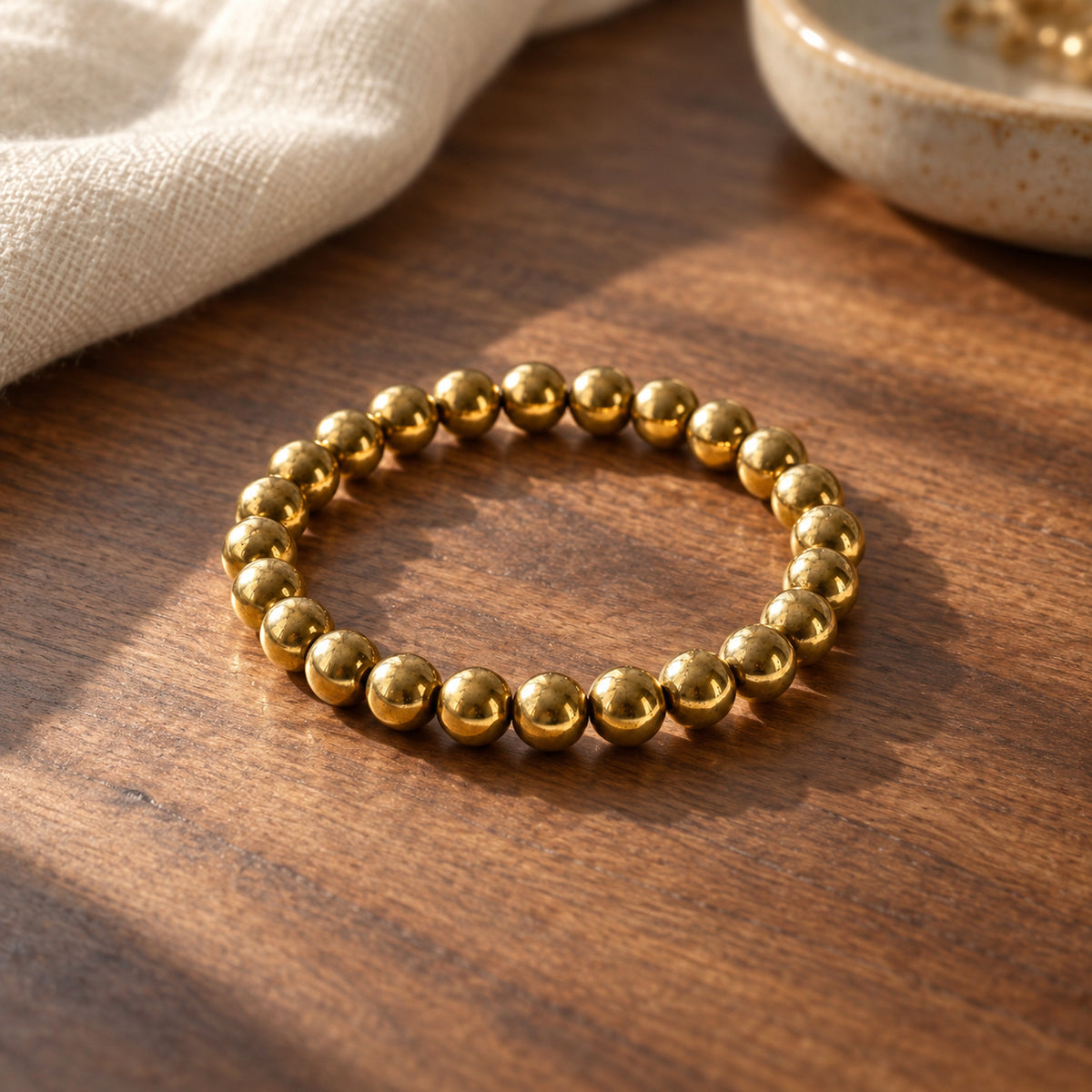 Golden Hematite Bracelet, main view