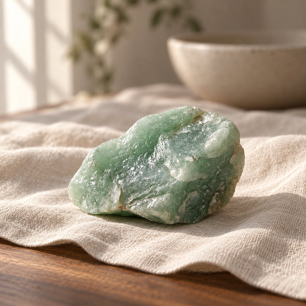 Green Aventurine Raw Stone, main view