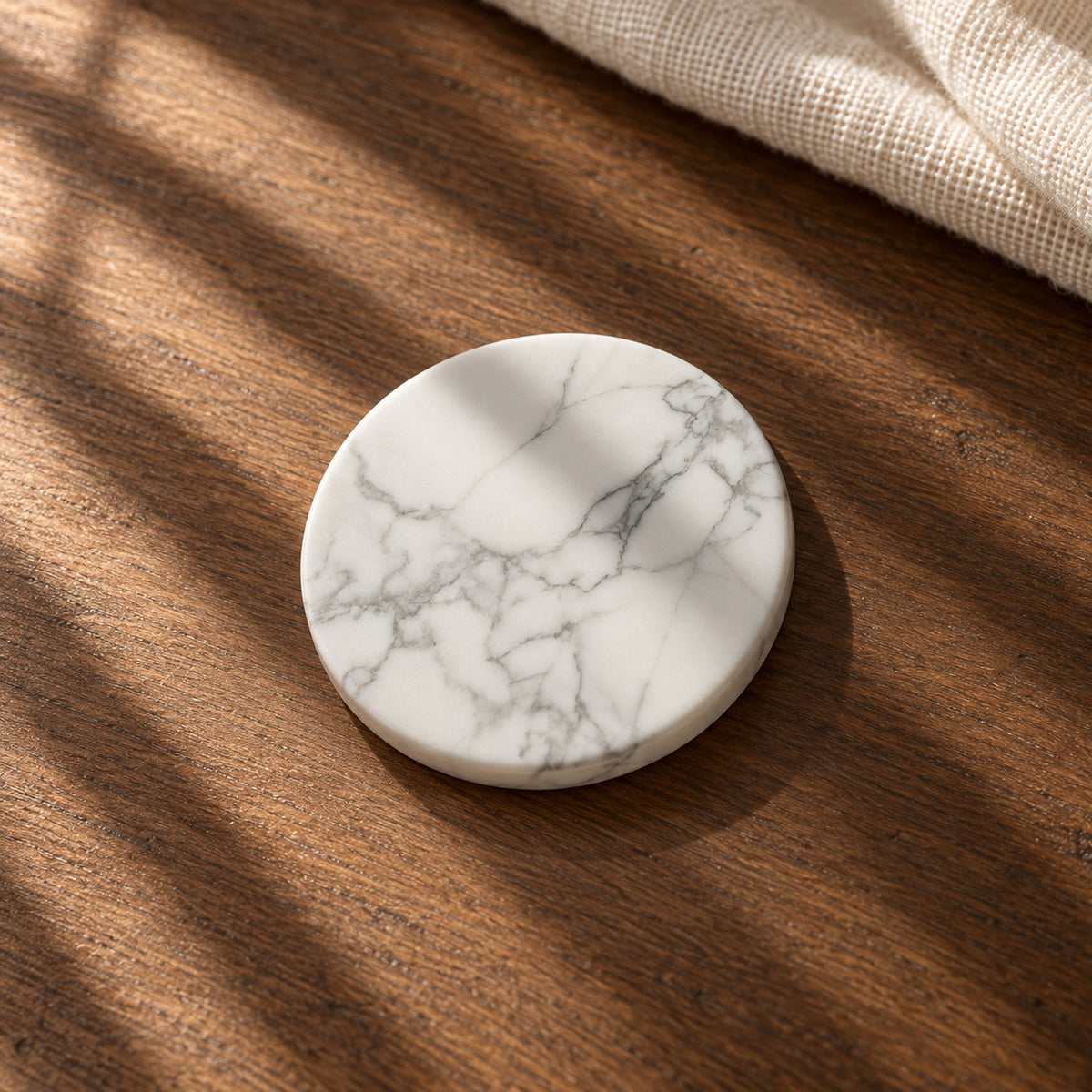 Howlite Coin, main view