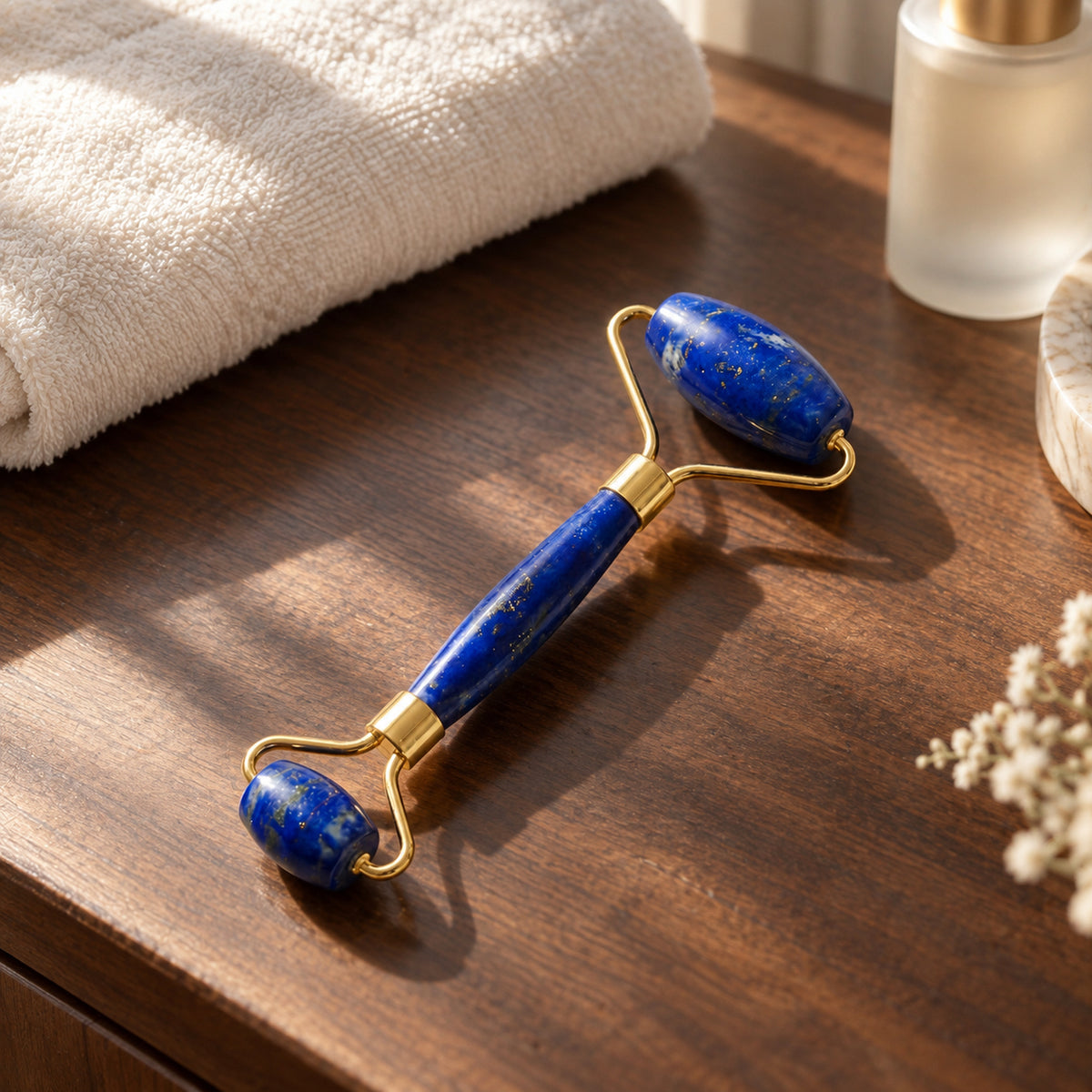Lapis Lazuli Facial Roller, main view