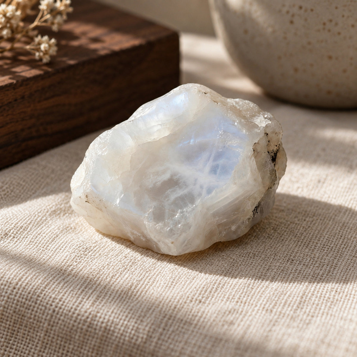 Moonstone Raw Stone, main view
