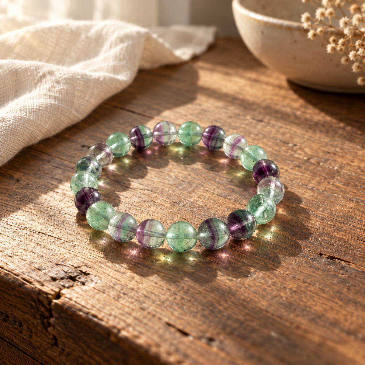 Multi Fluorite Bracelet, main view