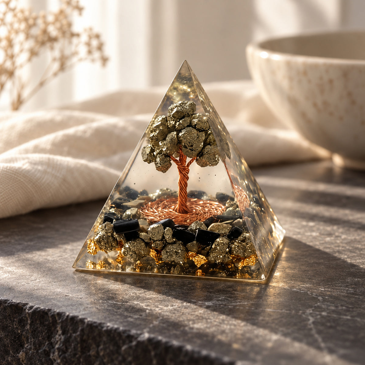 Pyrite Tree Pyramid, main view