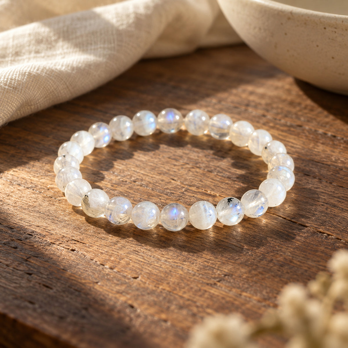 Rainbow Moonstone Bracelet, main view