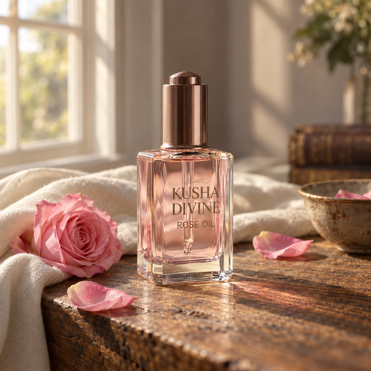 Rose Essential Oil, main view
