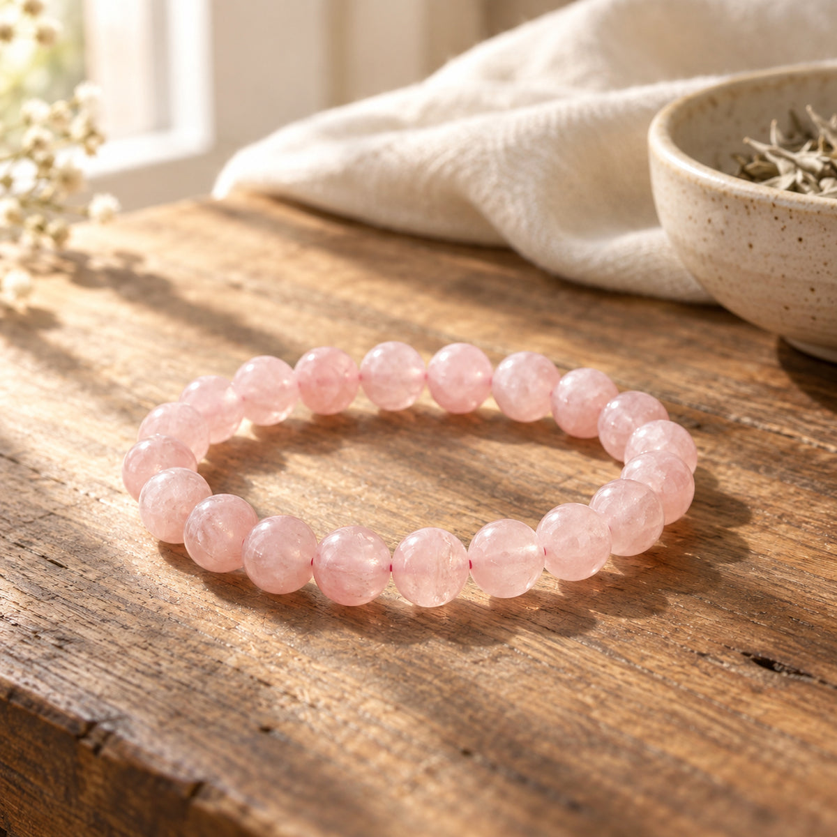 Rose Quartz Bracelet, main view