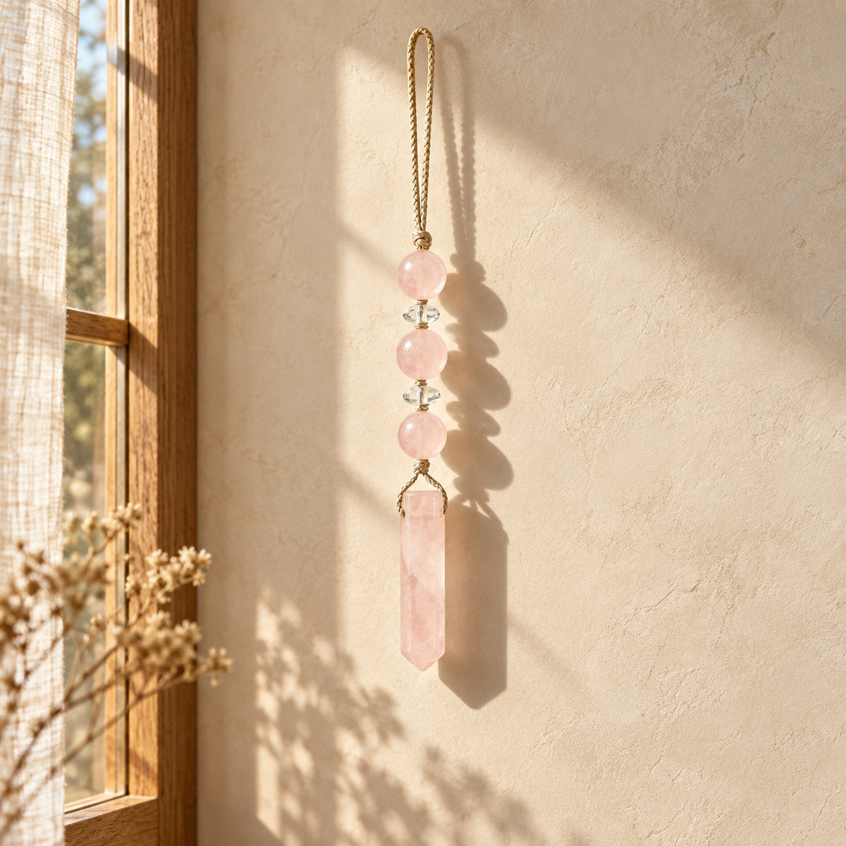 Rose Quartz Hanging, main view