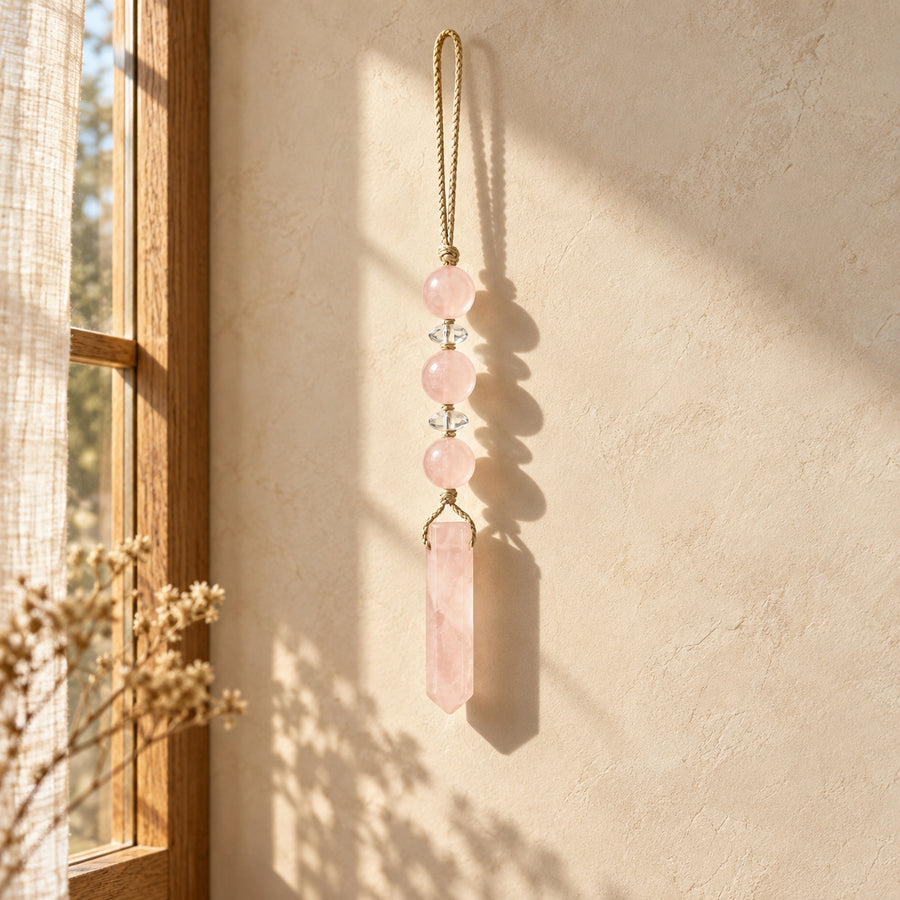 Rose Quartz Hanging, main view