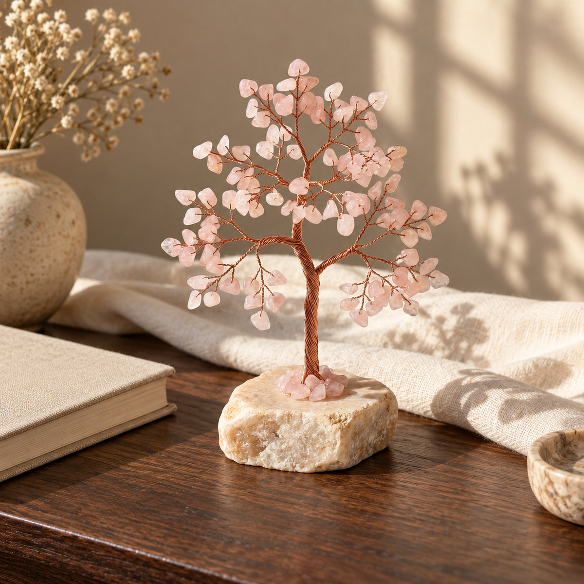 Rose Quartz Tree, main view
