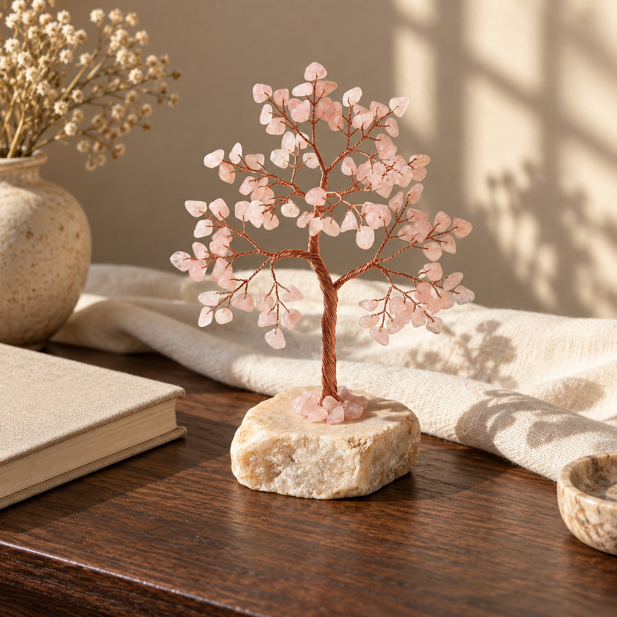 Rose Quartz Tree, main view