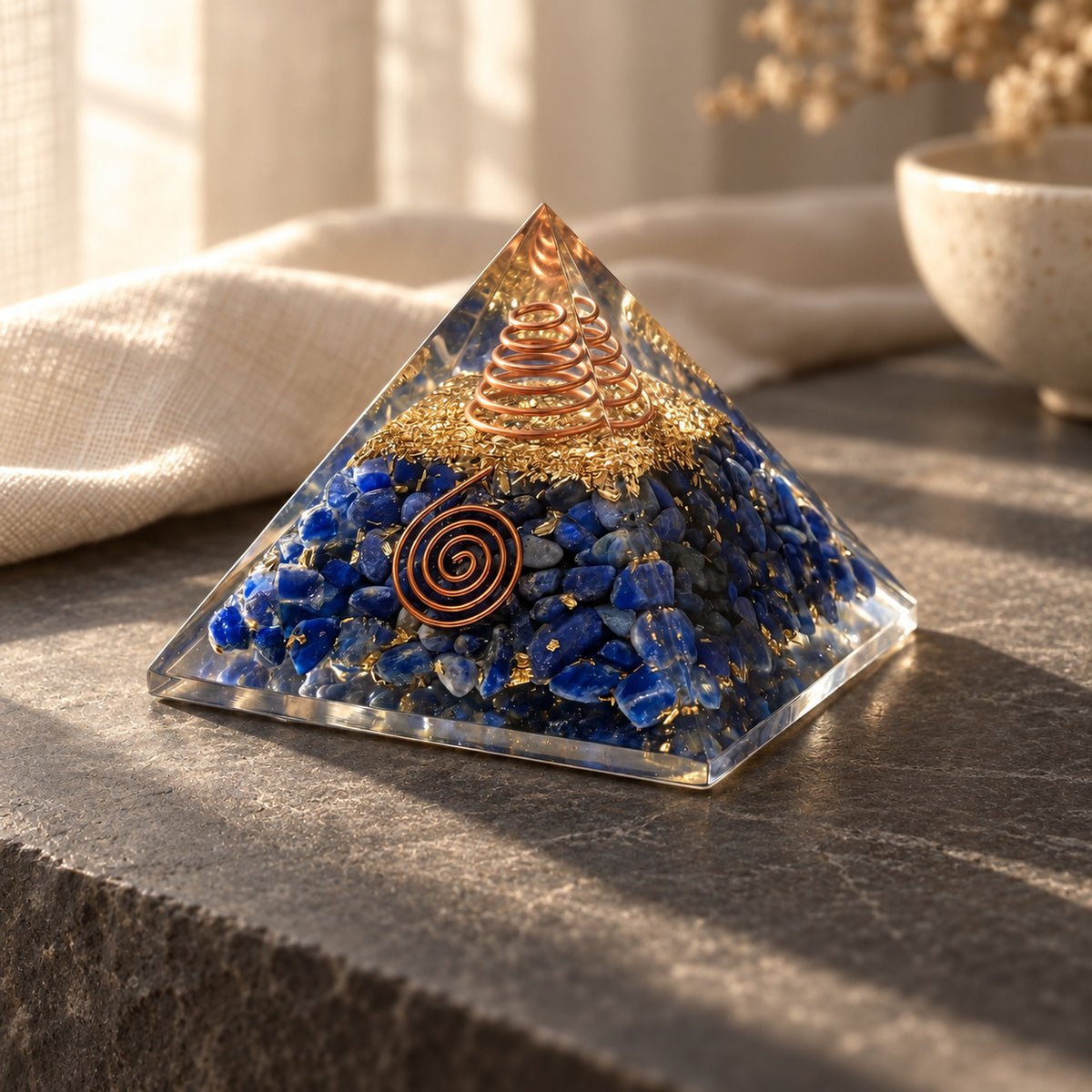 Sapphire Chip Pyramid, main view
