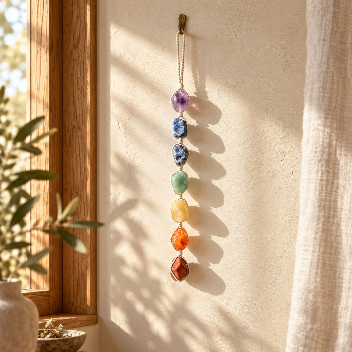 Seven Chakra Crystal Hanging, main view