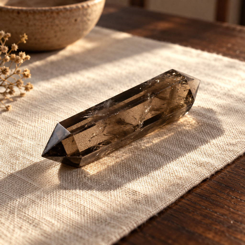 Smoky Quartz Laser Wand, main view