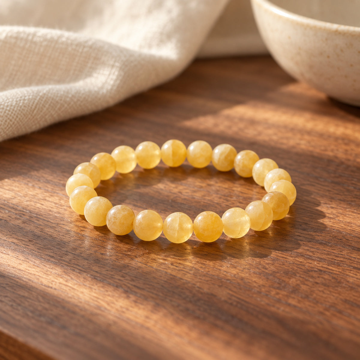 Yellow Calcite Bracelet, main view